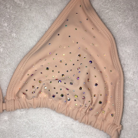 Forever 21 Pink Crystal Bikini Top (Size Small) - Picture 3 of 4